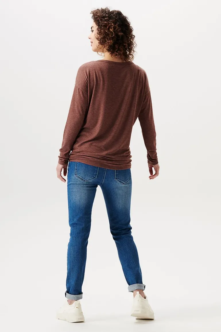 longsleeve_bourne__brunet_6.webp Noppies Shirts<Longsleeve Bourne - Brunette