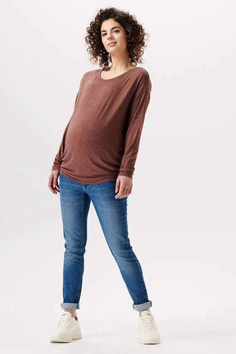 longsleeve_bourne__brunet_7.webp Noppies Shirts<Longsleeve Bourne - Brunette