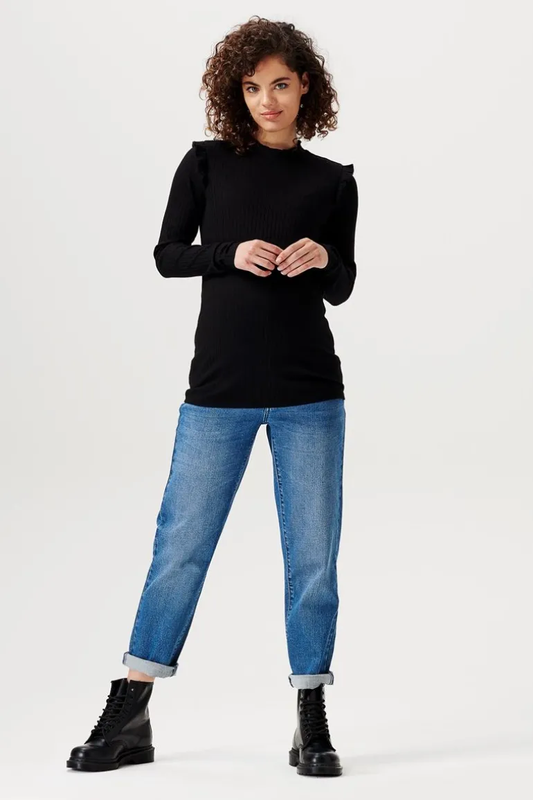 longsleeve_bristol__black_0.webp Noppies Shirts<Longsleeve Bristol - Black