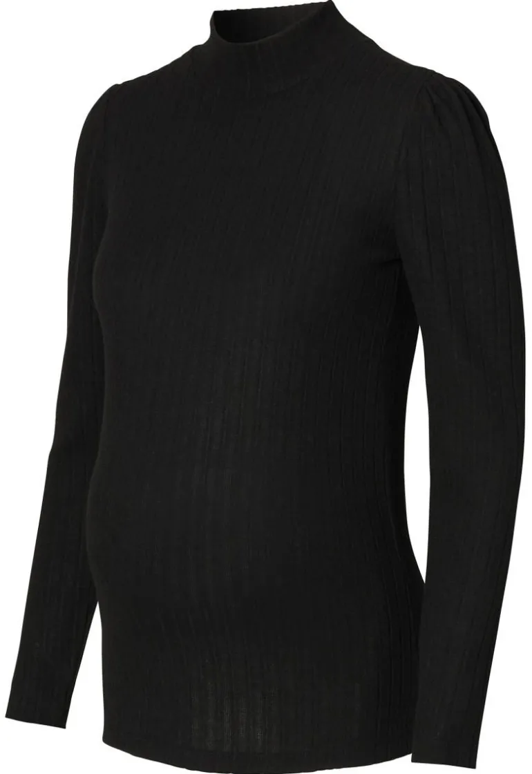 longsleeve_brushed_col__b_11.webp Noppies Shirts<Longsleeve Brushed Col - Black