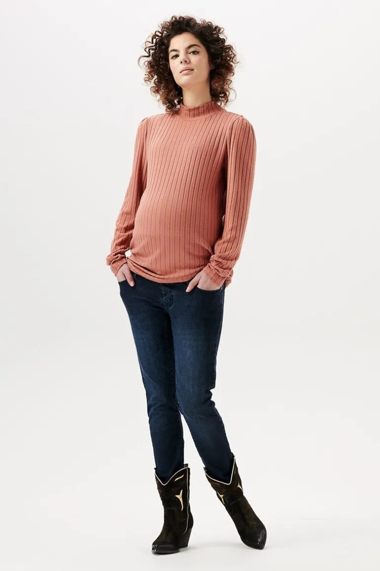 longsleeve_casey__copper__5.webp Noppies Shirts<Longsleeve Casey - Copper Brown