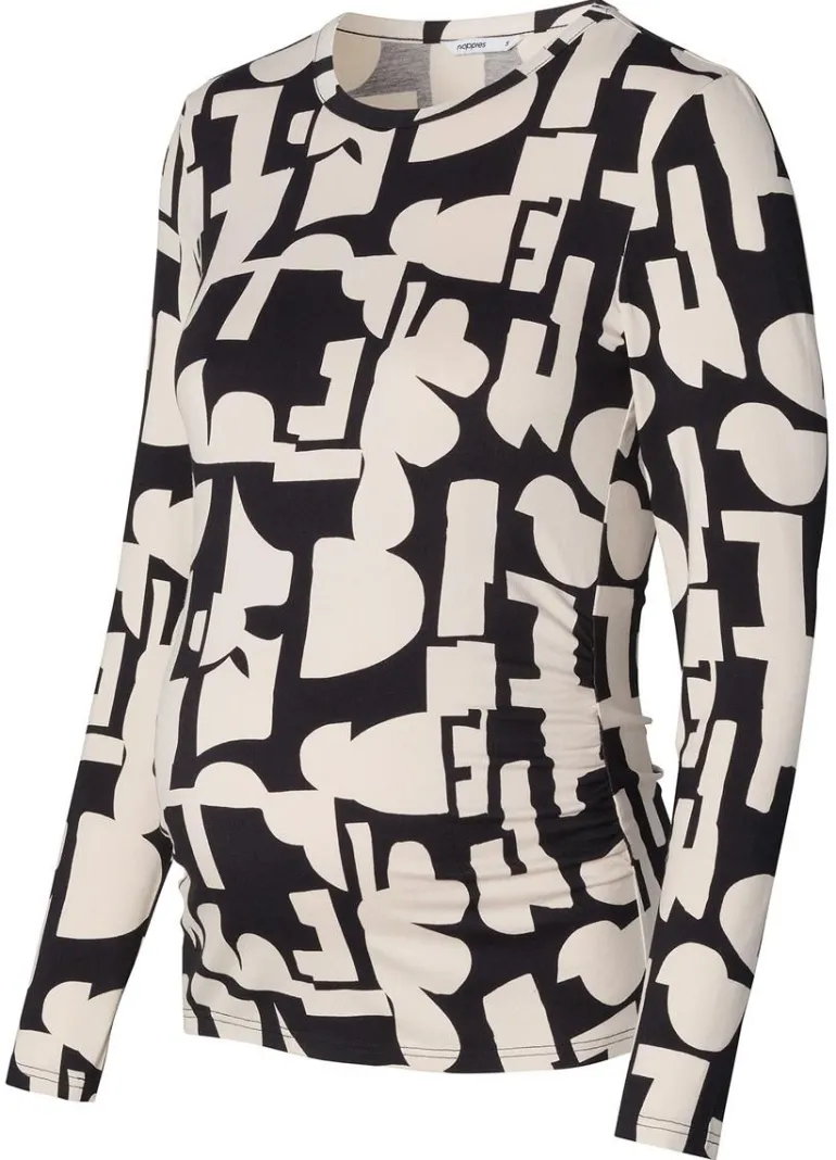 longsleeve_eura__monochro_11.webp Noppies Shirts<Longsleeve Eura - Monochrome All Over Print