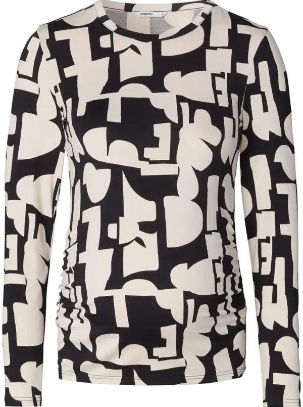 Noppies Shirts<Longsleeve Eura - Monochrome All Over Print