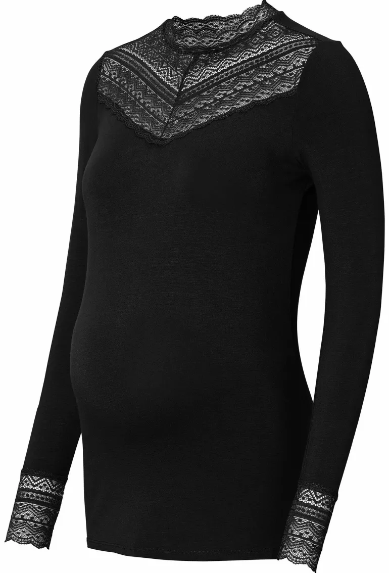 longsleeve_fancy__black_10.webp Noppies Shirts<Longsleeve Fancy - Black