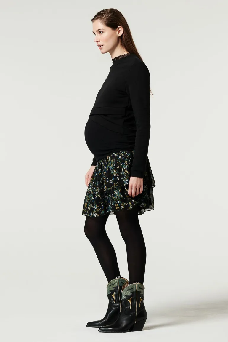 longsleeve_fancy__black_17.webp Noppies Shirts<Longsleeve Fancy - Black