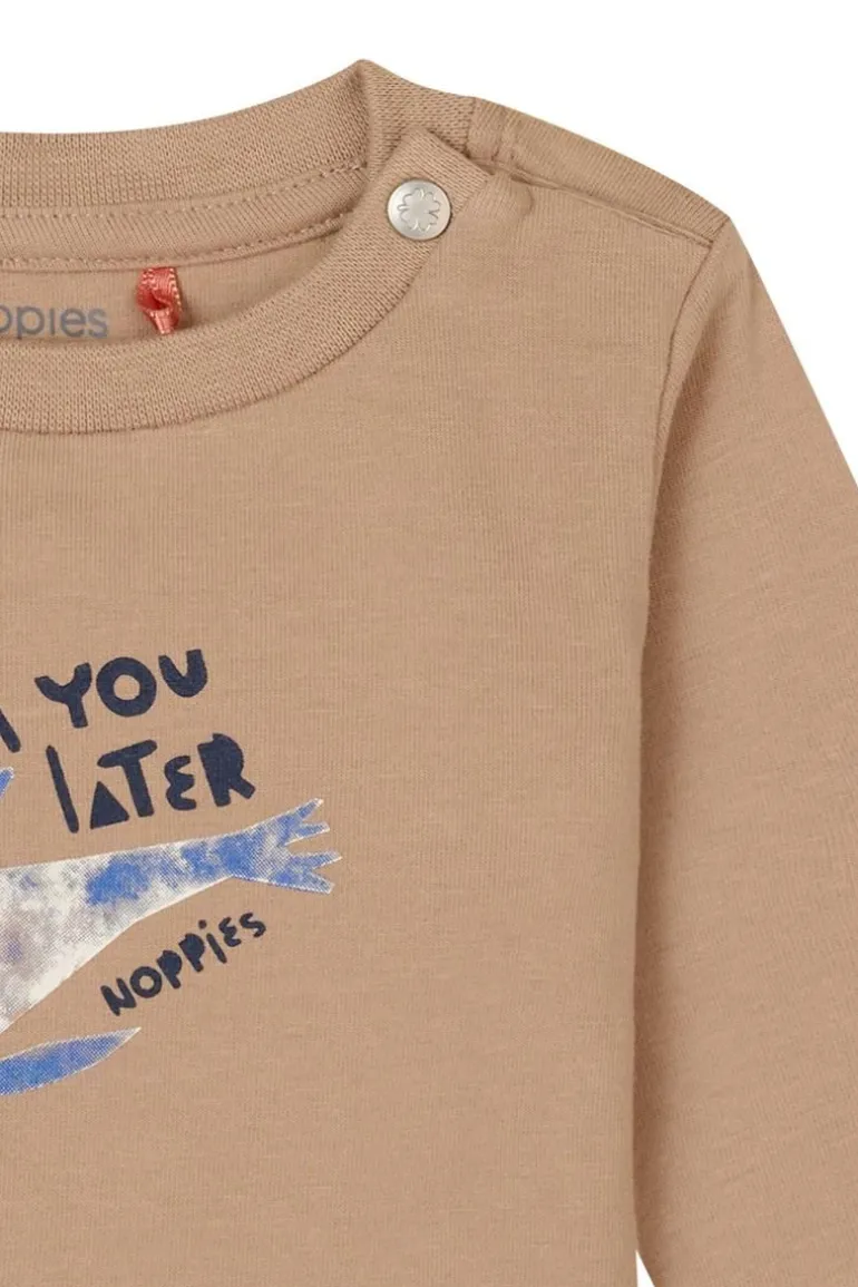 longsleeve_grinestar__nat_2.webp Noppies Shirts<Longsleeve Grinestar - Natural