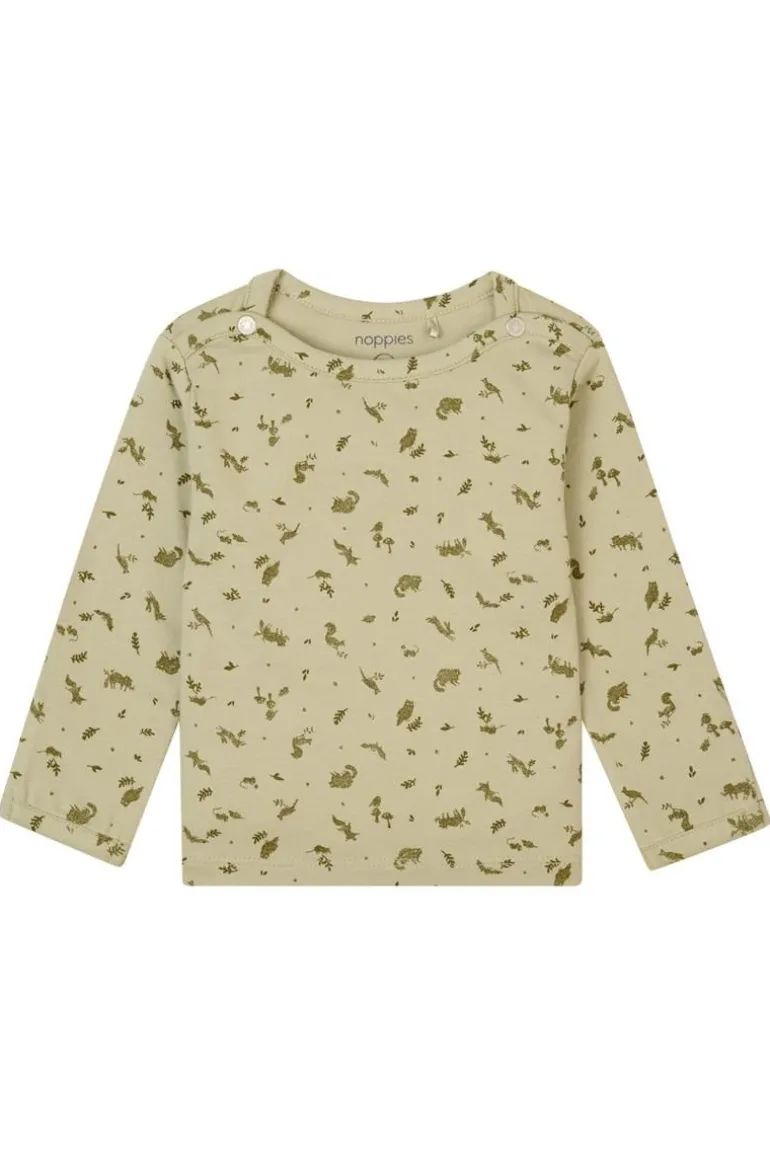 longsleeve_guia__moss_gra_4.webp Noppies Shirts<Longsleeve Guia - Moss Gray