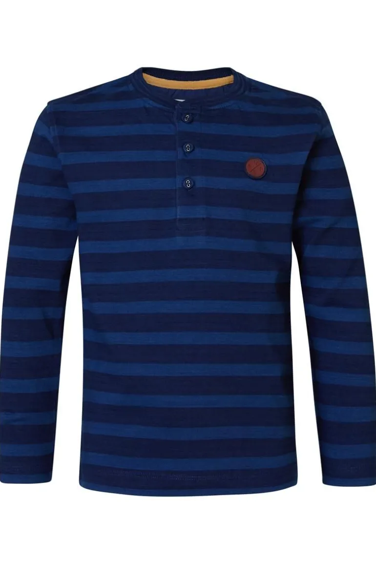 longsleeve_hautmont__indi_7.webp Noppies Shirts<Longsleeve Hautmont - Indigo Blue