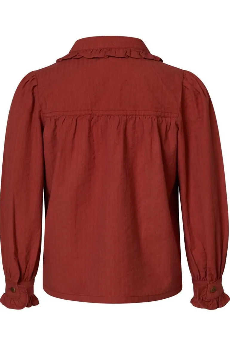 longsleeve_jalai__burnt_h_8.webp Noppies Shirts<Longsleeve Jalai - Burnt Henna