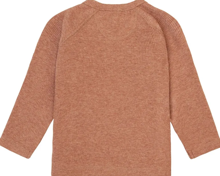 longsleeve_nanyuki__cafe__1.webp Noppies Shirts | Basics<Longsleeve Nanyuki - Cafe Au Lait Melange