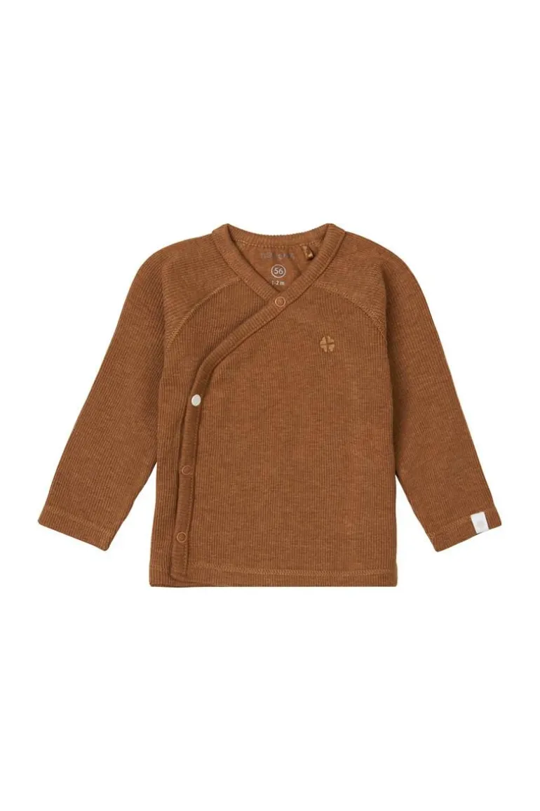 longsleeve_nanyuki__chipm_5.webp Noppies Shirts | Basics<Longsleeve Nanyuki - Chipmunk Melange