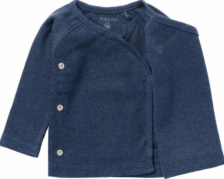 longsleeve_nanyuki__navy__2.webp Noppies Shirts | Basics<Longsleeve Nanyuki - Navy Melange
