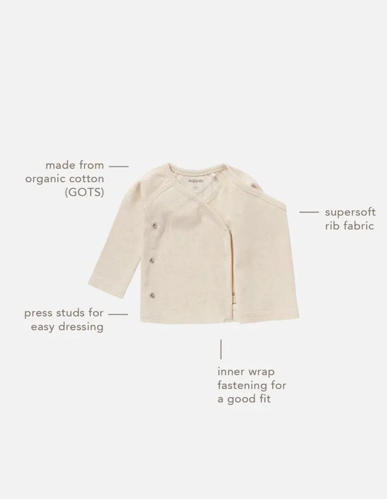 longsleeve_nanyuki__oatme_10.webp Noppies Shirts | Basics<Longsleeve Nanyuki - Oatmeal