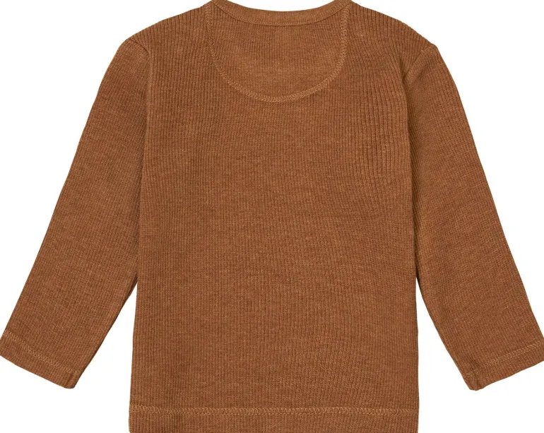 longsleeve_natal__chipmun_4.webp Noppies Shirts | Basics<Longsleeve Natal - Chipmunk Melange