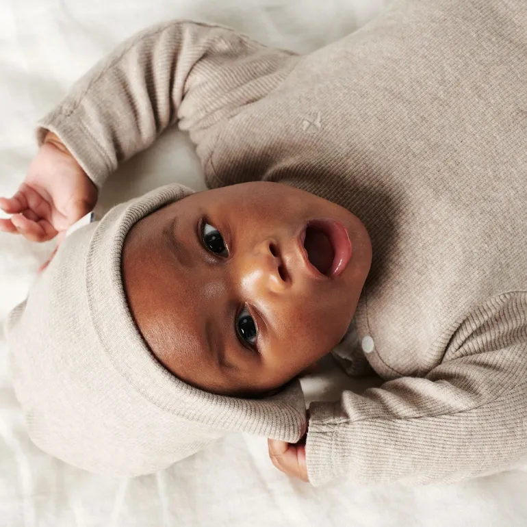 longsleeve_natal__taupe_m_4.webp Noppies Shirts | Basics<Longsleeve Natal - Taupe Melange