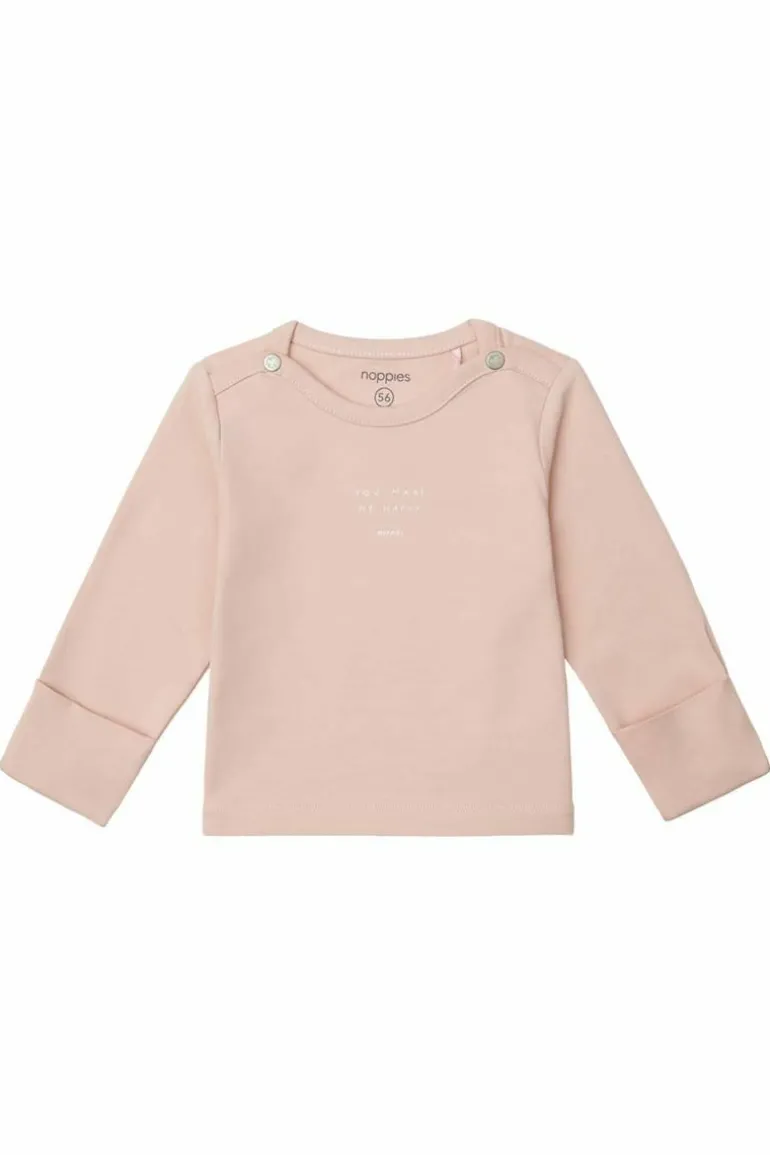 longsleeve_neisse__rose_s_4.webp Noppies Shirts | Basics<Longsleeve Neisse - Rose Smoke
