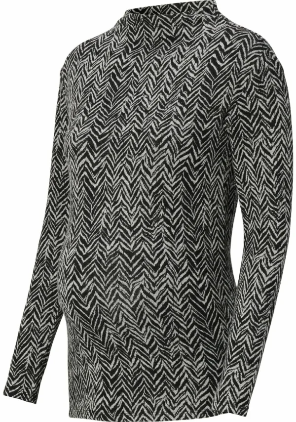 Noppies Shirts<Longsleeve V-print - Grey Melange