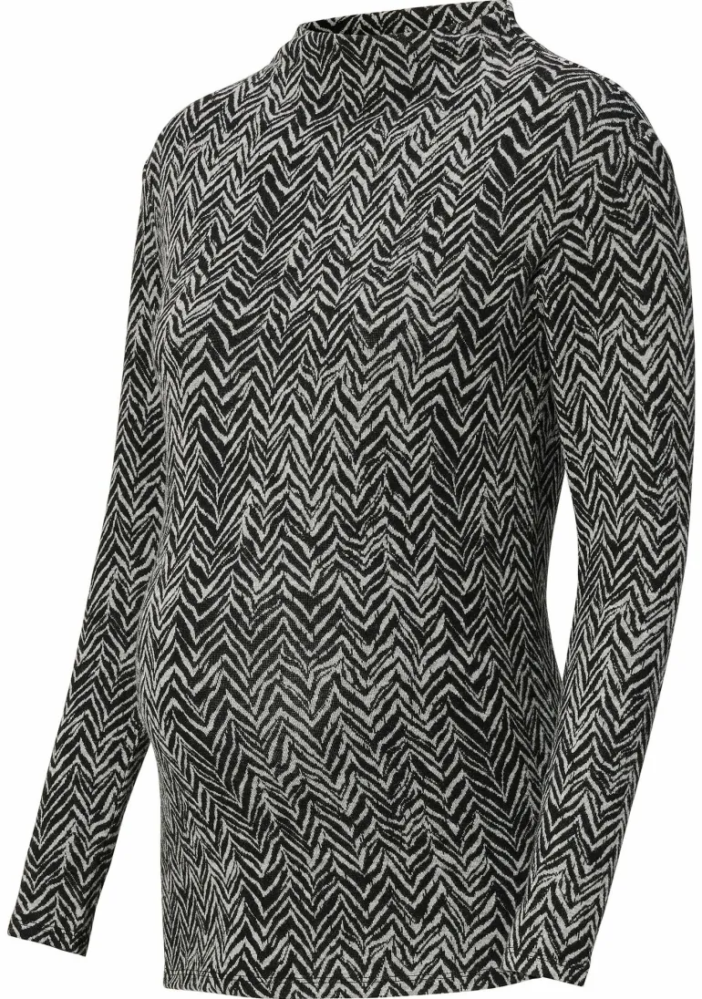 longsleeve_vprint__grey_m_4.webp Noppies Shirts<Longsleeve V-print - Grey Melange