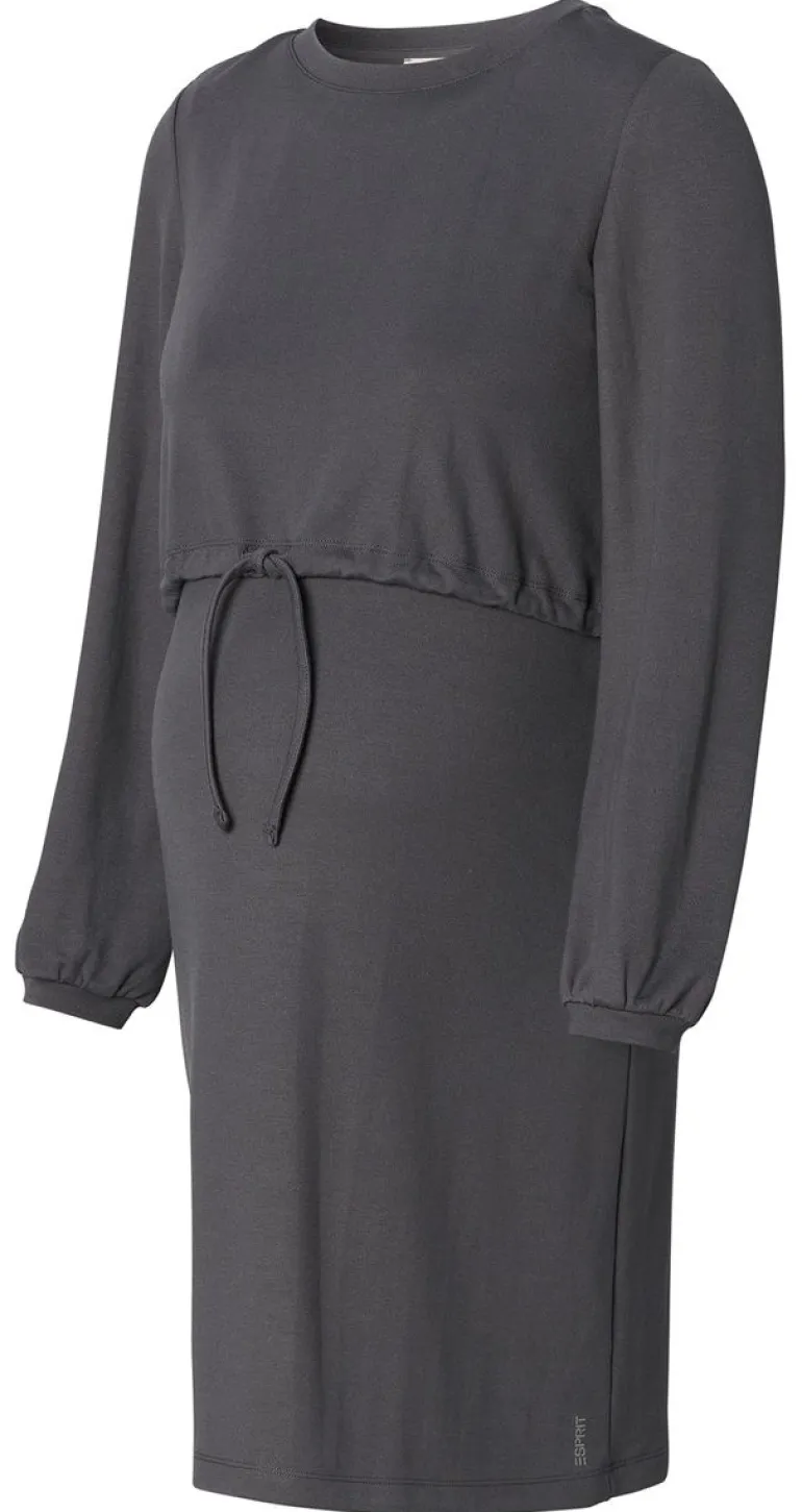 lounge_jurk__charcoal_gre_12.webp Noppies Ondergoed | Nachtkleding & Loungewear<Lounge Jurk - Charcoal Grey