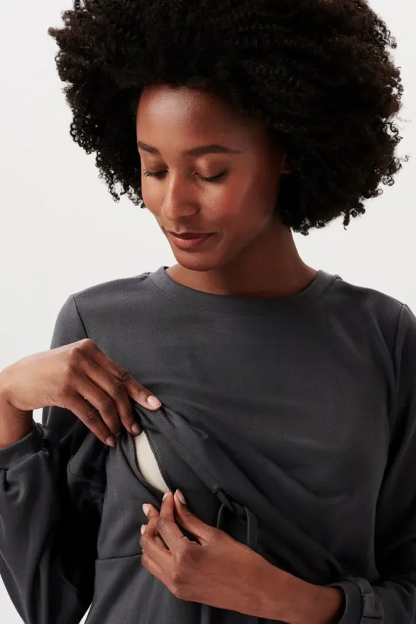 Noppies Ondergoed | Nachtkleding & Loungewear<Lounge Jurk - Charcoal Grey
