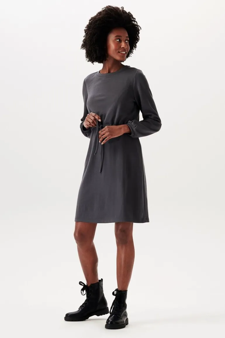 lounge_jurk__charcoal_gre_7.webp Noppies Ondergoed | Nachtkleding & Loungewear<Lounge Jurk - Charcoal Grey