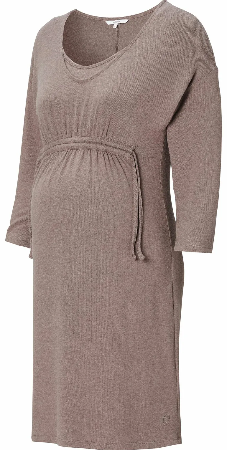 lounge_jurk_hays__taupe_m_4.webp Noppies Ondergoed | Nachtkleding & Loungewear<Lounge Jurk Hays - Taupe Melange