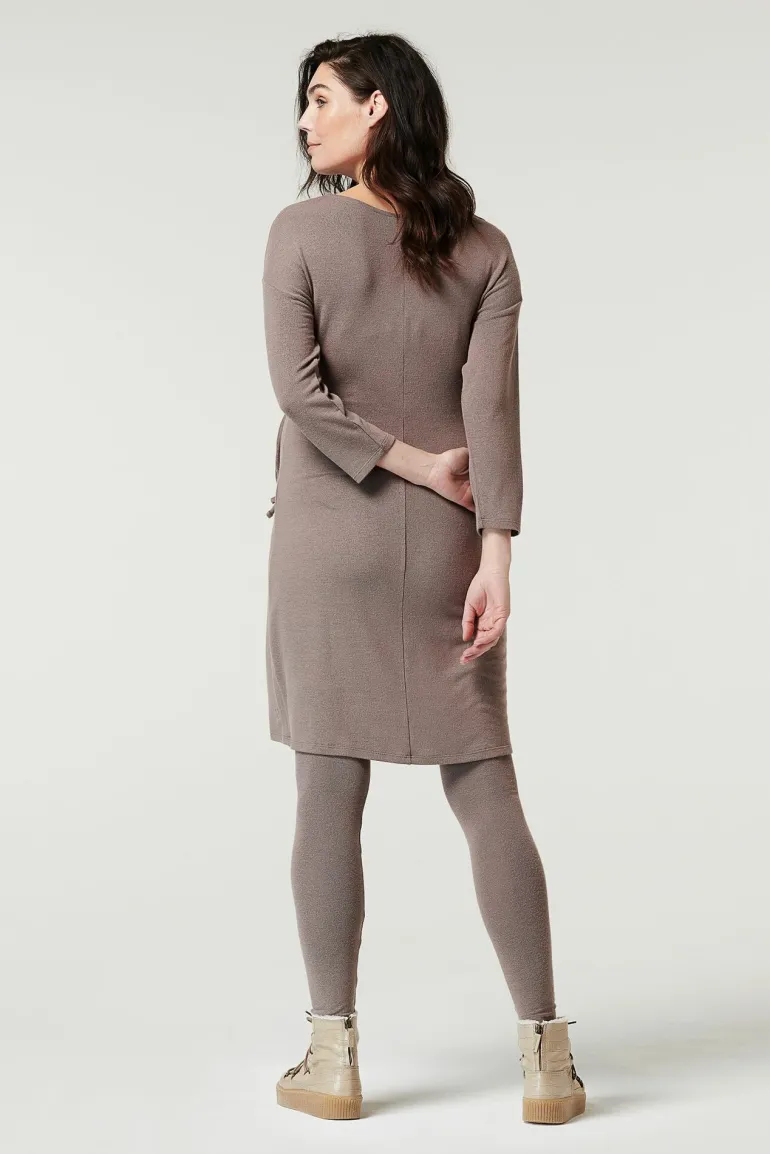 lounge_jurk_hays__taupe_m_7.webp Noppies Ondergoed | Nachtkleding & Loungewear<Lounge Jurk Hays - Taupe Melange