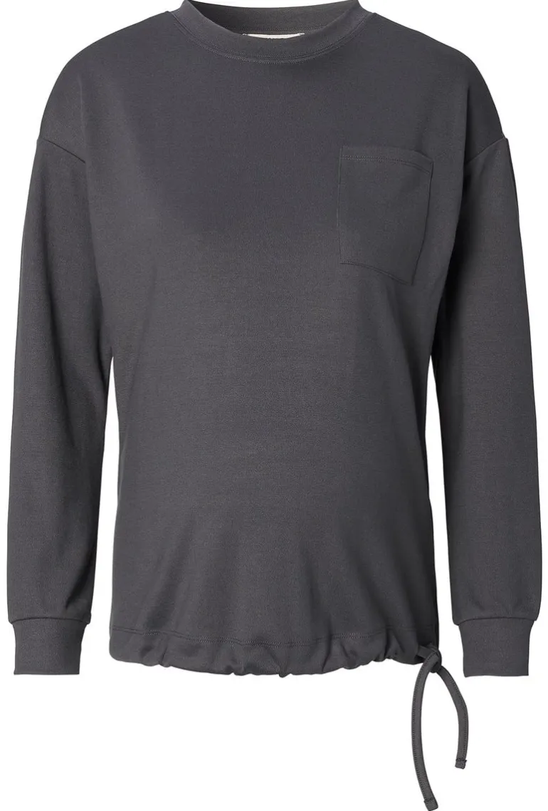lounge_trui__charcoal_gre_2.webp Noppies Ondergoed | Nachtkleding & Loungewear<Lounge Trui - Charcoal Grey