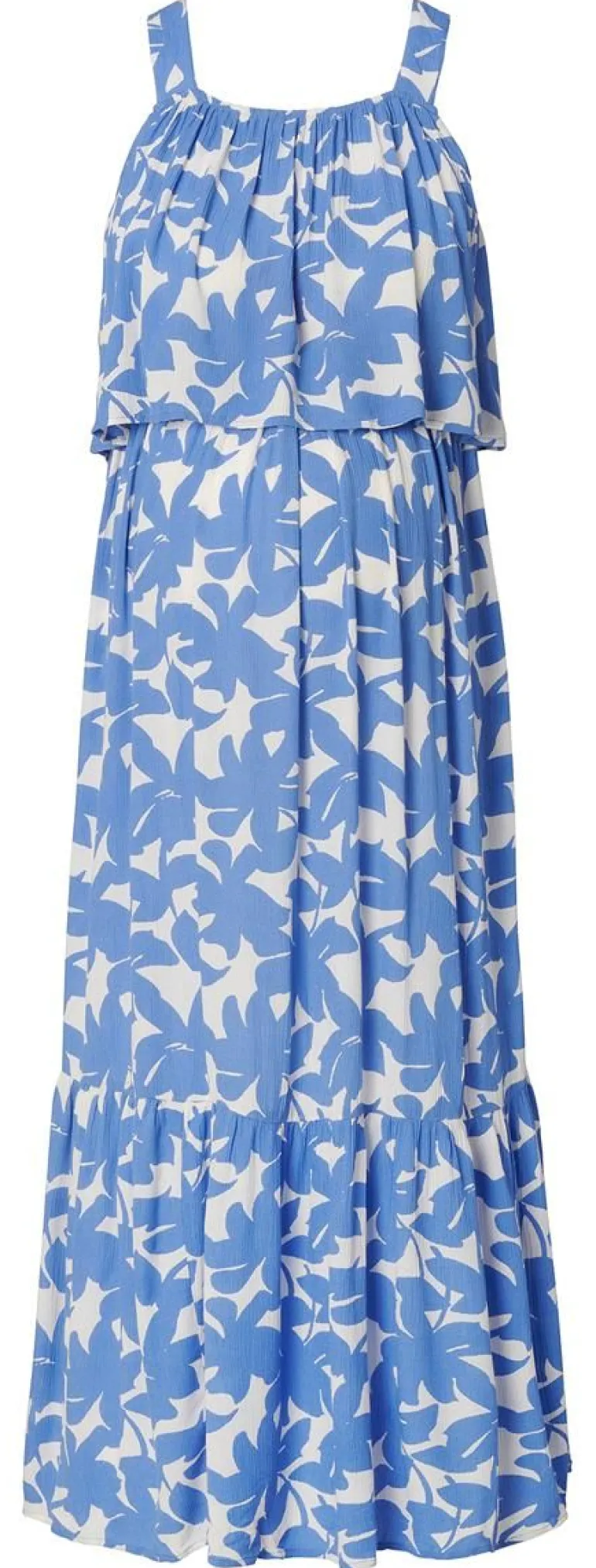 maxijurk_met_voedingsfunc_6.webp Noppies Jurken | Jurken<Maxi-jurk Met Voedingsfunctie Han - Cornflower Big Flower