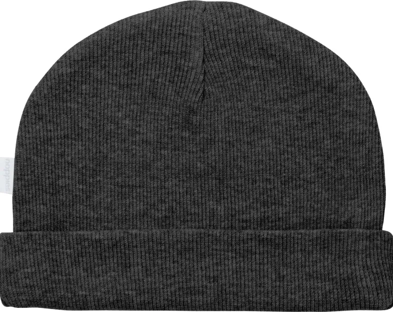 muts_nevel__dark_grey_mel_1.webp Noppies Mutsen | Basics<Muts Nevel - Dark grey melange