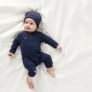 Noppies Mutsen | Basics<Muts Nevel - Navy Melange