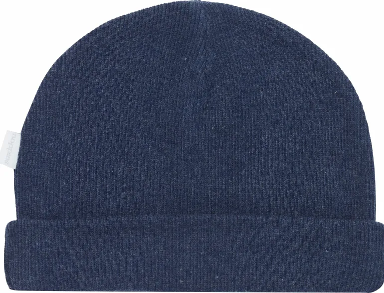 muts_nevel__navy_melange_6.webp Noppies Mutsen | Basics<Muts Nevel - Navy Melange
