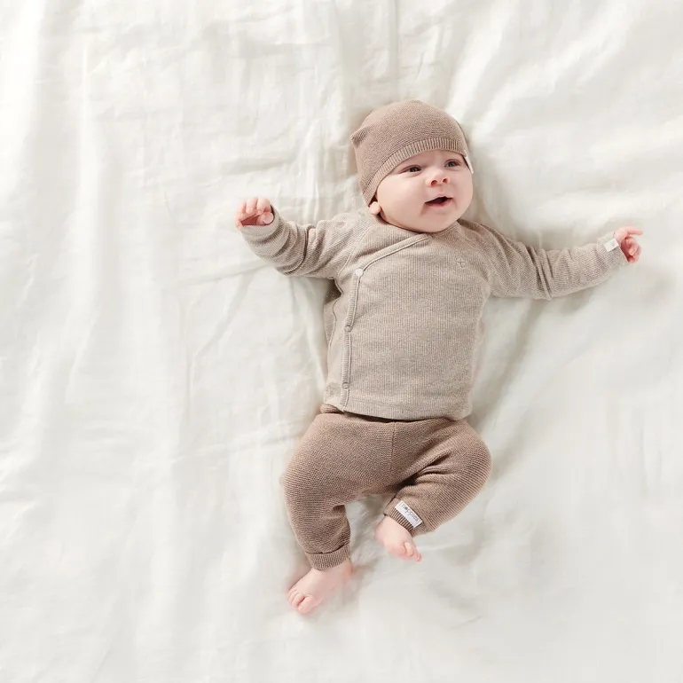 muts_rosita__taupe_melang_6.webp Noppies Mutsen | Basics<Muts Rosita - Taupe Melange