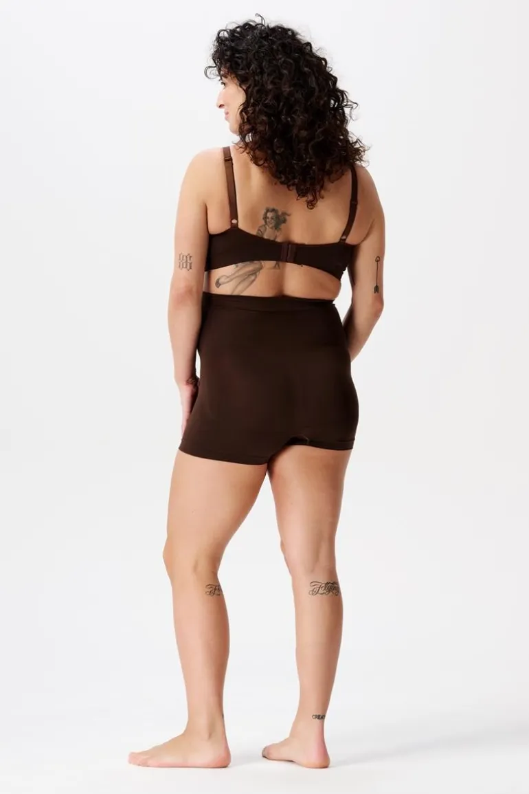 naadloze_short_lai_sensil_1-2.webp Noppies Shorts<Naadloze Short Lai Sensil® Breeze - Coffee Bean