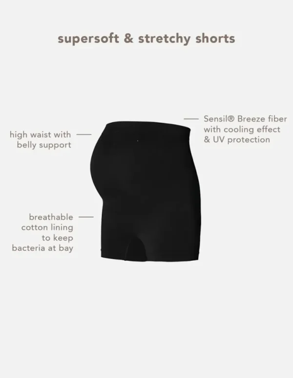 Noppies Shorts<Naadloze Short Lai Sensil® Breeze - Black