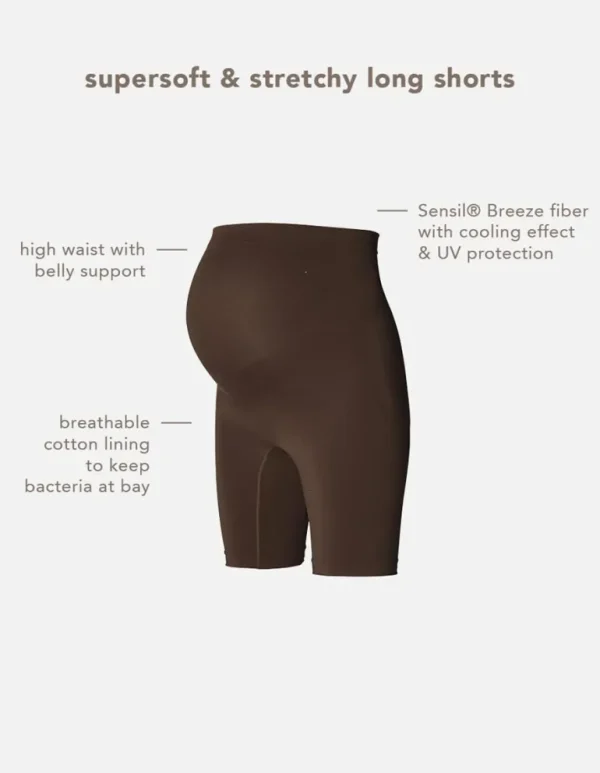 Noppies Shorts<Naadloze Short Niru Sensil® Breeze - Coffee Bean