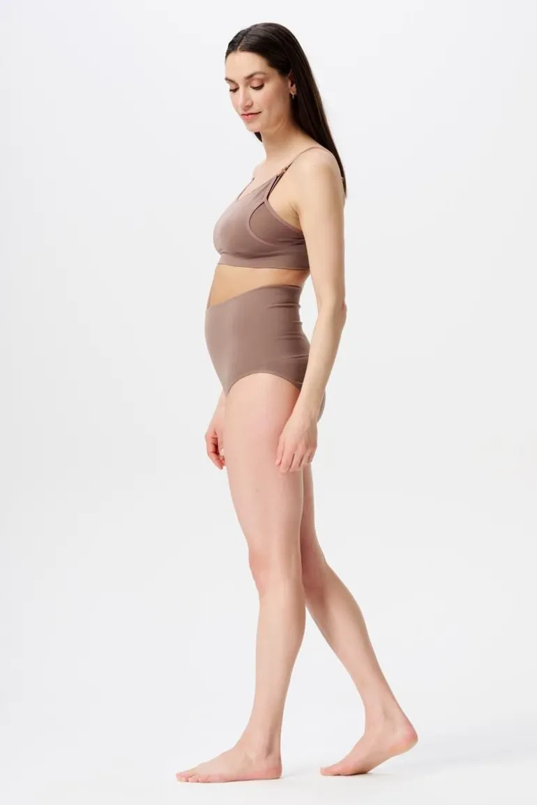 naadloze_slip_lee_post_pa_5-2.webp Noppies Ondergoed<Naadloze Slip Lee Post Partum Sensil® Breeze - Deep Taupe