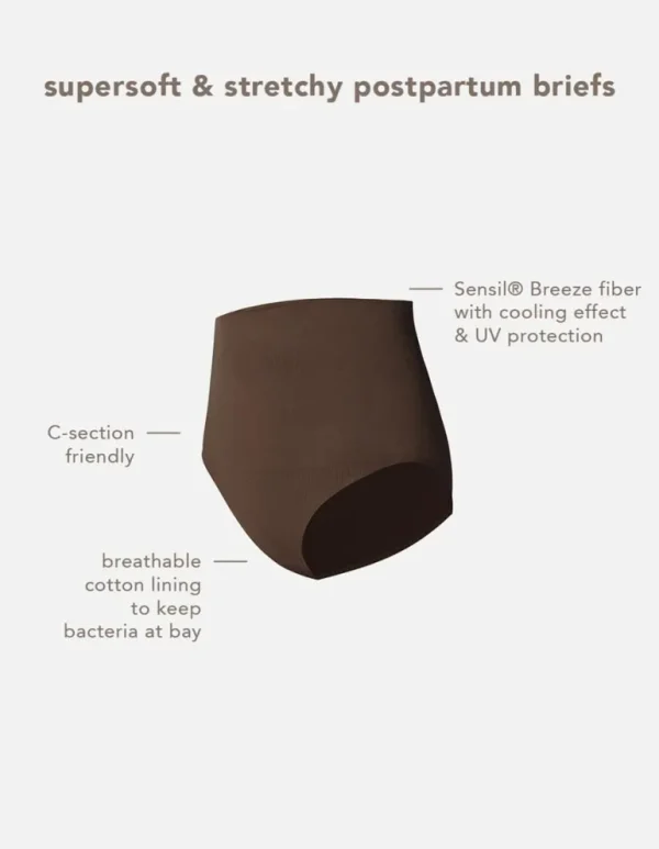 Noppies Ondergoed<Naadloze Slip Lee Post Partum Sensil® Breeze - Coffee Bean