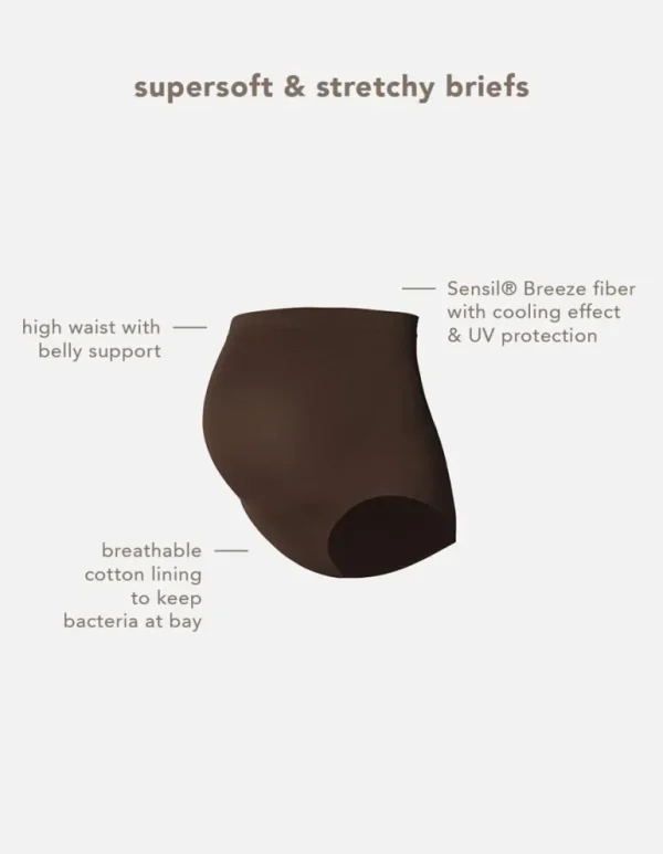 Noppies Ondergoed<Naadloze Slip Nisa Sensil® Breeze - Coffee Bean
