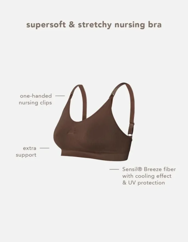 Noppies Bh's | Bh's<Naadloze Voedingsbh Hura Sensil® Breeze - Coffee Bean
