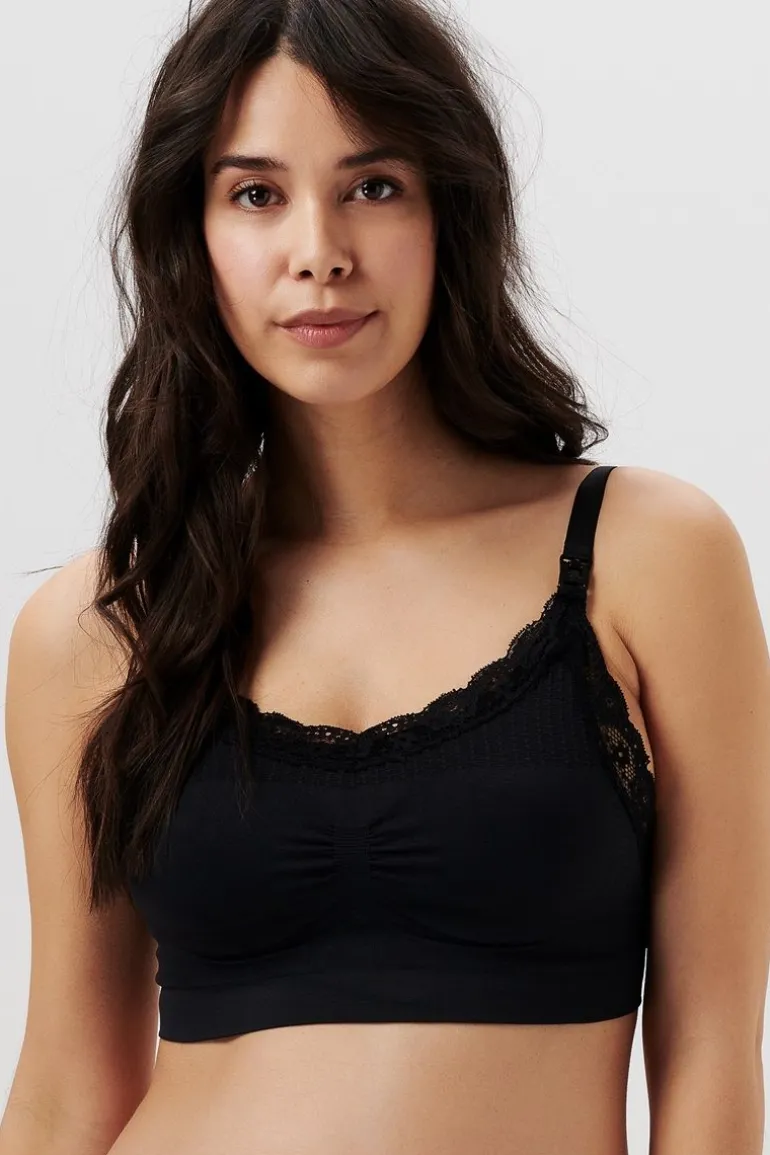naadloze_voedingsbh_seaml_0.webp Noppies Bh's | Bh's<Naadloze Voedingsbh Seamless Nursing Bra Lace - Black
