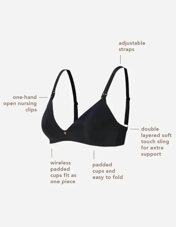 Noppies Bh's | Bh's<Naadloze Voedingsbh Wireless Micro Nursing Bra - Moonlight