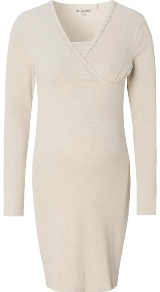 Noppies Nachtkleding & Loungewear | Ondergoed<Nachtjapon Met Voedingsfunctie Alisa - Oatmeal