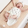 Noppies Badcapes & Wikkeldoeken | Thuis<Newborn Omslaghanddoek Blooming Clover 72x92 Cm - Jet Stream