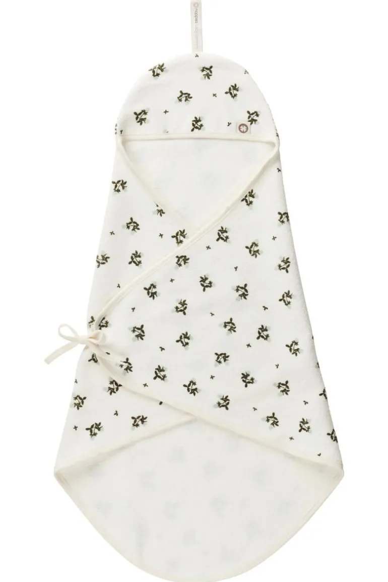 newborn_omslaghanddoek_bl_4.webp Noppies Badcapes & Wikkeldoeken | Thuis<Newborn Omslaghanddoek Blooming Clover 72x92 Cm - Beetle