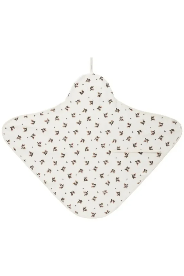 Noppies Badcapes & Wikkeldoeken | Thuis<Newborn Omslaghanddoek Blooming Clover 72x92 Cm - Jet Stream