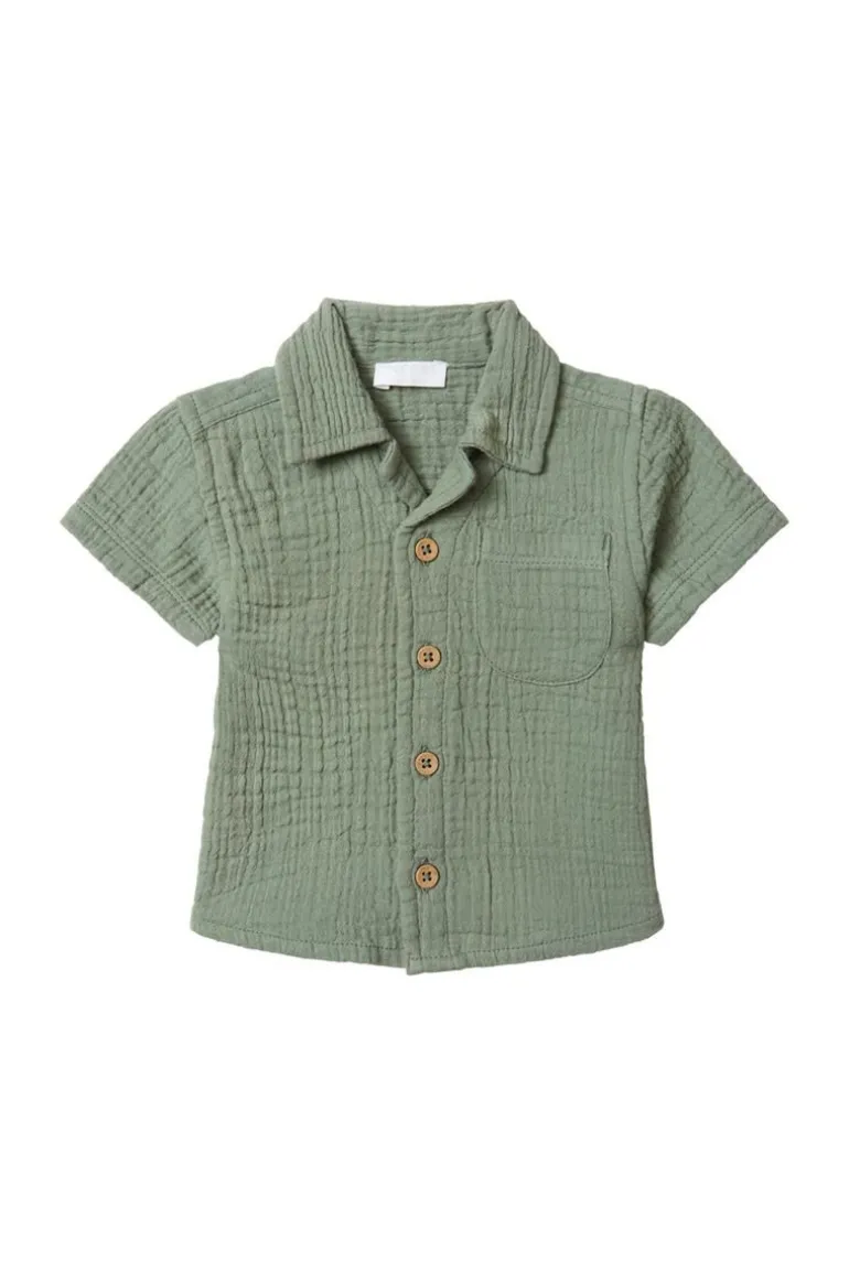 overhemd_ballville__agave_4.webp Noppies Shirts<Overhemd Ballville - Agave Green