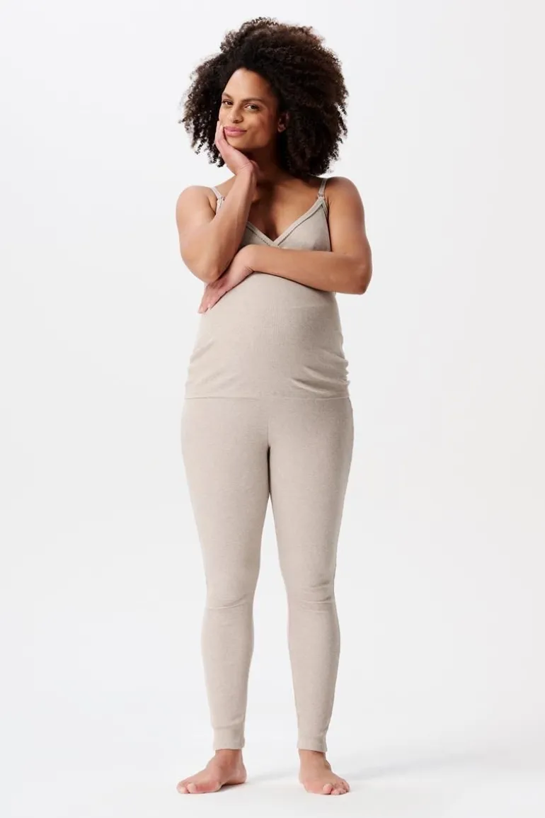 pyjamabroek_gabri__taupe__0.webp Noppies Ondergoed | Nachtkleding & Loungewear<Pyjamabroek Gabri - Taupe Melange
