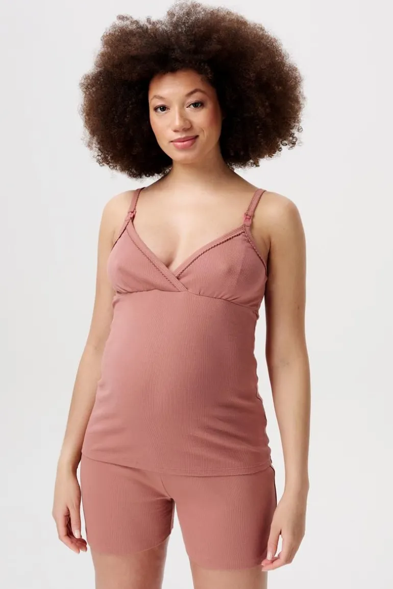 pyjamashort_jada__burlwoo_6.webp Noppies Ondergoed | Nachtkleding & Loungewear<Pyjamashort Jada - Burlwood