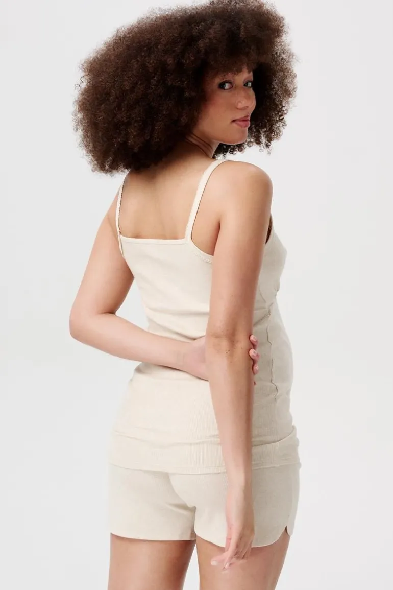 pyjamashort_jada__oatmeal_5.webp Noppies Ondergoed | Nachtkleding & Loungewear<Pyjamashort Jada - Oatmeal